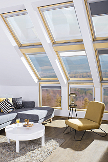 Купить Мансардное окно FAKRO LUX FTP-V U3 WiFi electro 66х140см / пульт / датчик дождя - изображение 3